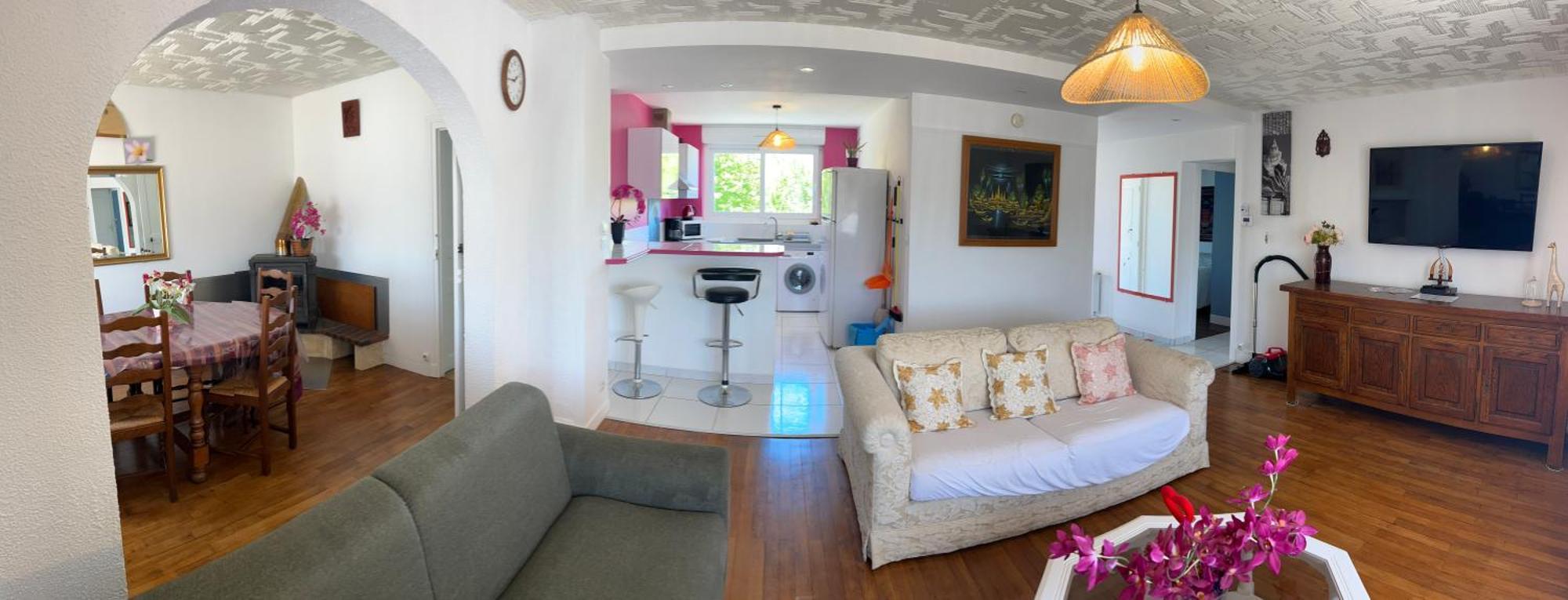 5Min Futuroscope 80M2 - 3 Chambres - Parking Prive - Wifi - Jardin Chasseneuil-du-Poitou Exterior photo